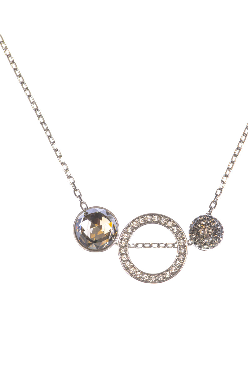 Collana Eleganza Brillante Argento Swarovski by M Versatile - mem39