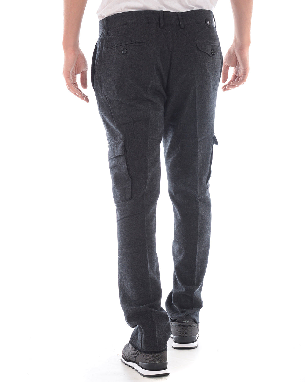 Pantaloni Nero Daniele Alessandrini M - mem39