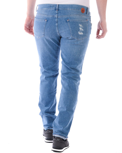 Jeans Daniele Alessandrini Denim 30 con Chiusura a Bottoni - mem39