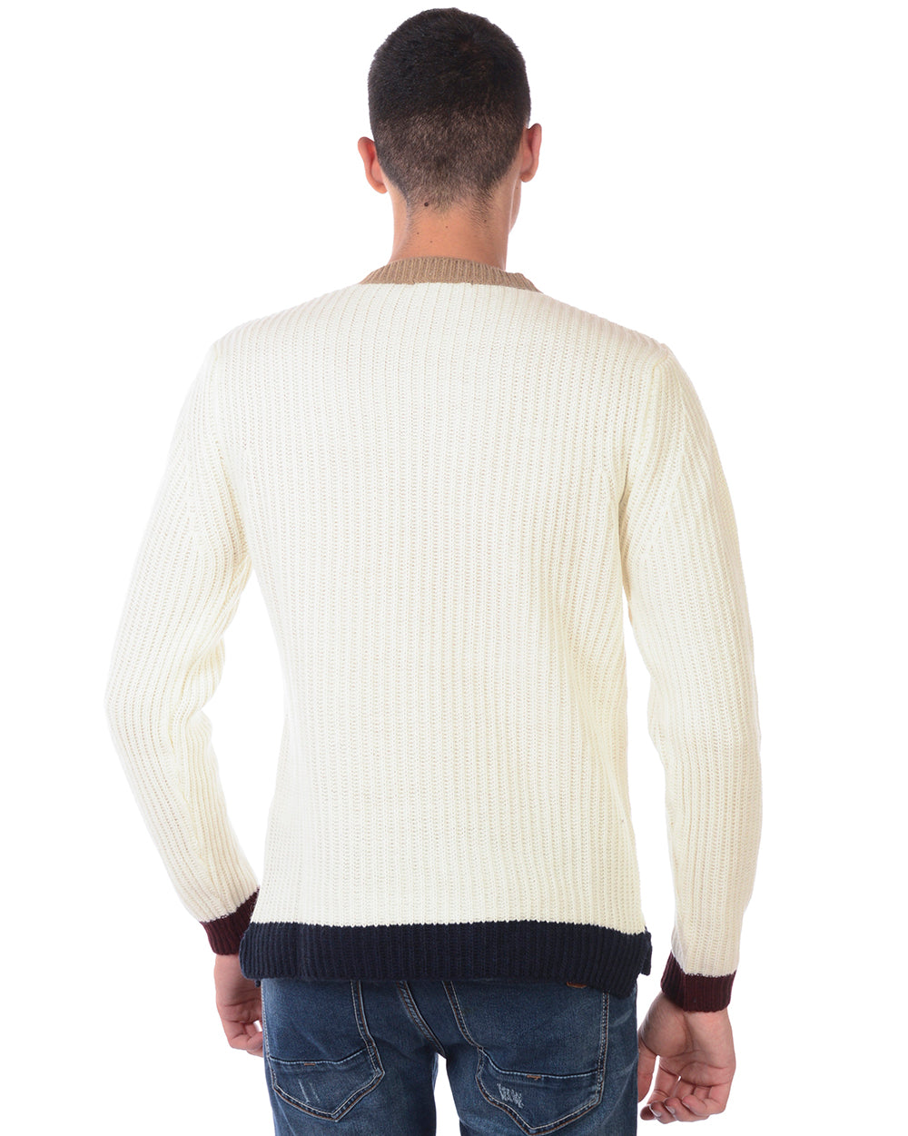 Maglione Beige Daniele Alessandrini - mem39