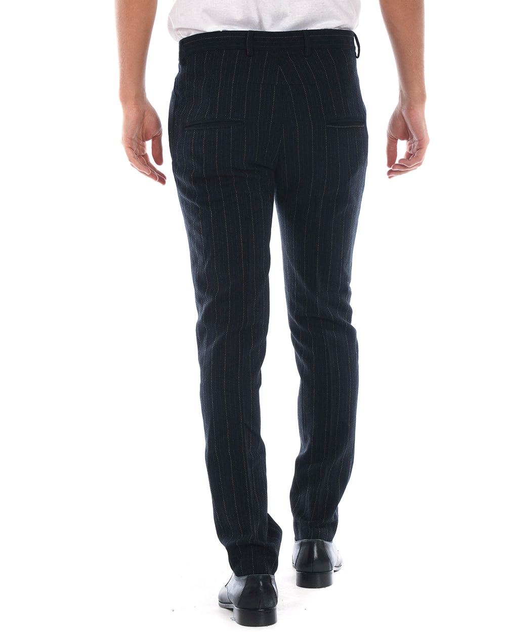 Pantaloni Blu Eleganza Versatile - Daniele Alessandrini - mem39