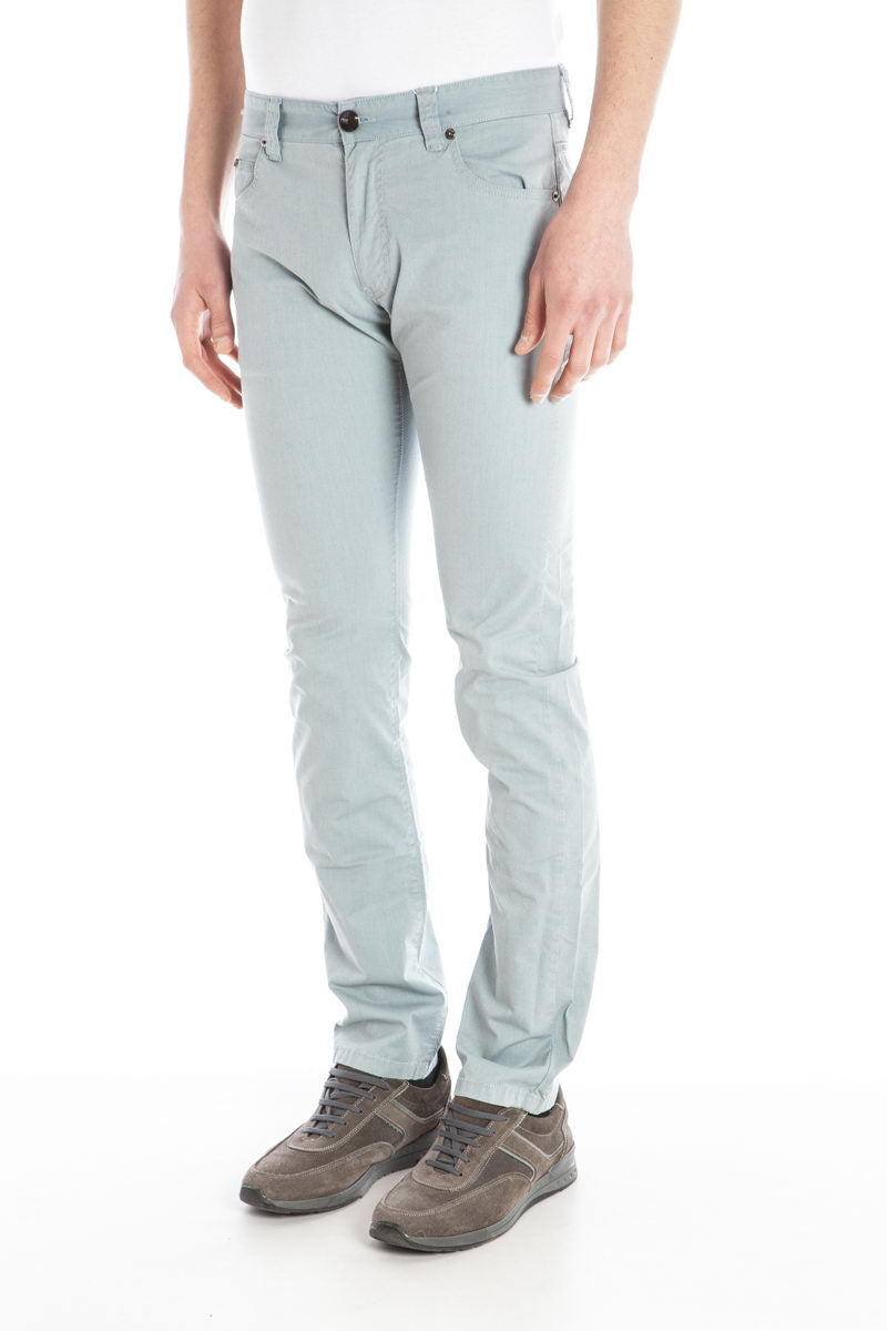 Pantaloni Slim Fit Armani Collezioni Grigio Scuro - mem39