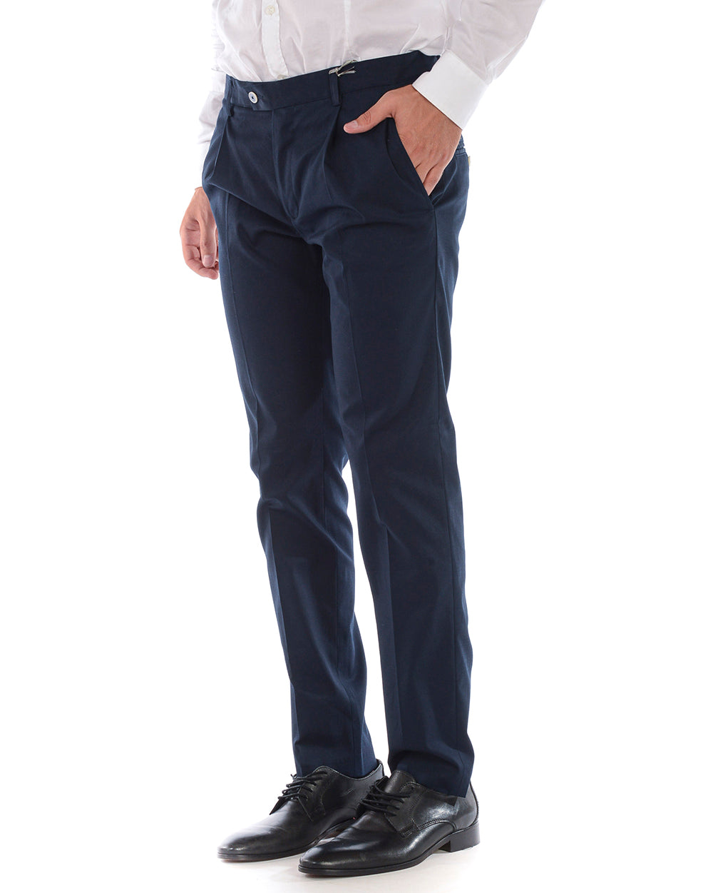 Pantaloni Blu Cotone ed Elastan - Daniele Alessandrini - mem39