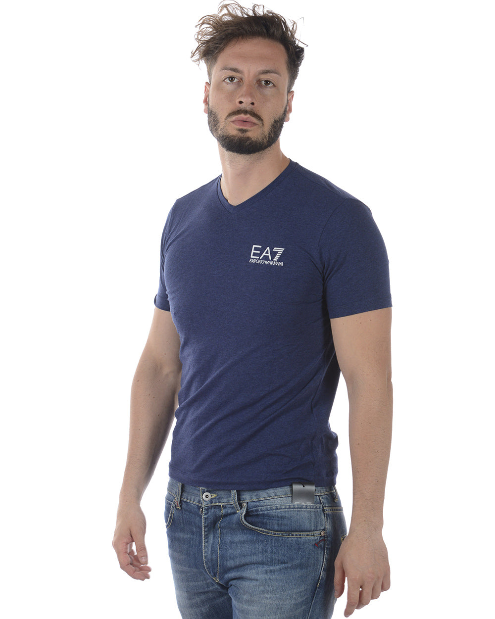 Polo Blu Chiaro EA7 Emporio Armani - mem39