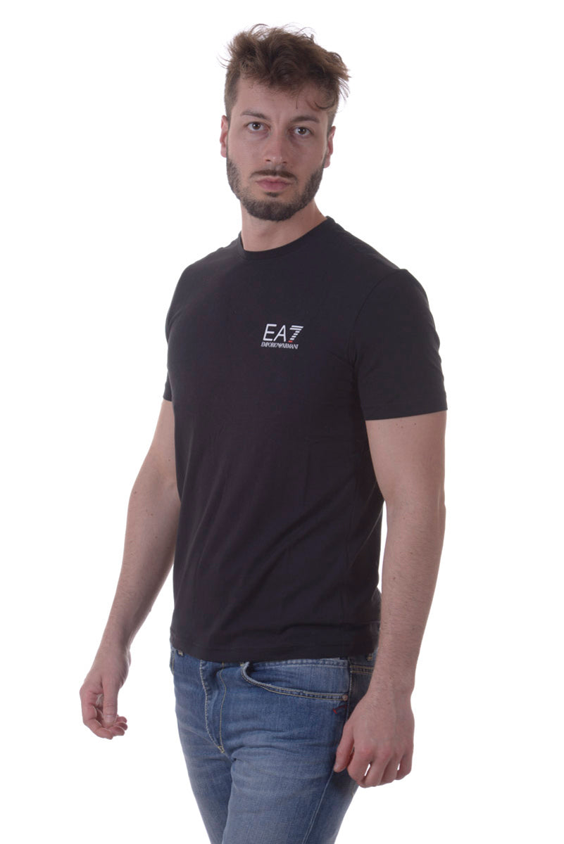 Maglia Nera Manica Corta Emporio Armani EA7 - mem39