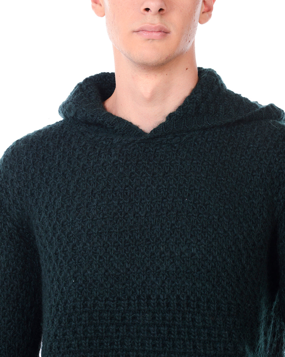 Maglione Verde Lana/Acrilico/Alpaca Daniele Alessandrini - mem39