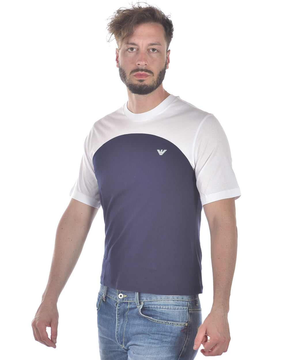 T-shirt uomo Emporio Armani Blu Chiaro - mem39