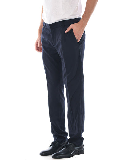 Pantaloni Blu Scuro Daniele Alessandrini - mem39