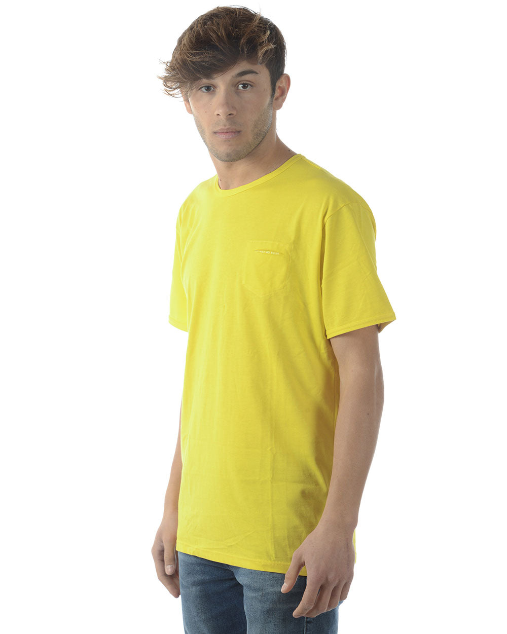 T-shirt XL Giallo Daniele Alessandrini - mem39