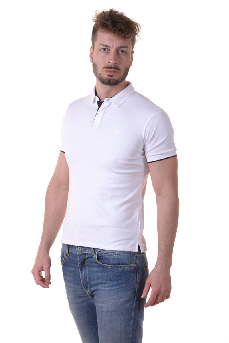 Polo Armani Jeans AJ Bianco Cotone XXL - Eleganza Essenziale - mem39