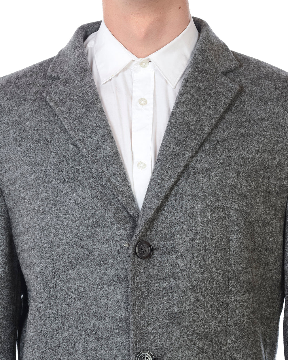 Elegante Cappotto Grigio Daniele Alessandrini 54 - mem39