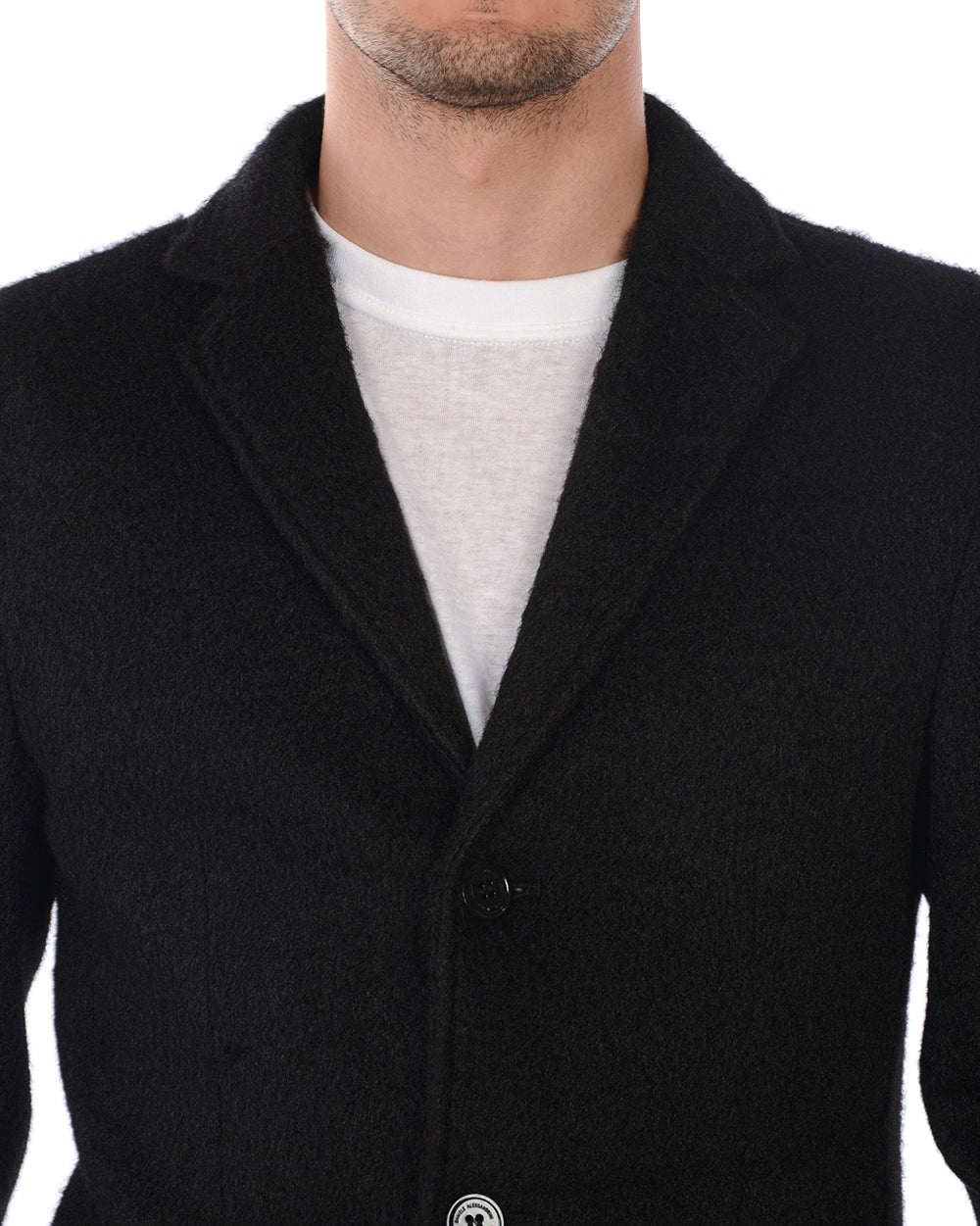 Cappotto Nero Daniele Alessandrini - mem39