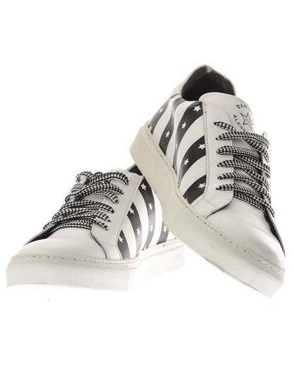 Sneakers Pelle Bianca Daniele Alessandrini - mem39