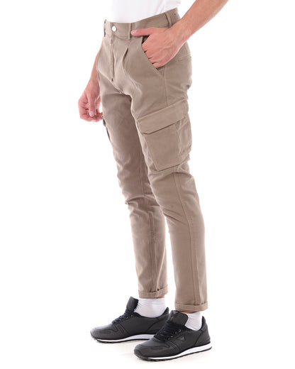 Pantaloni Beige Daniele Alessandrini Eleganza Italiana - mem39