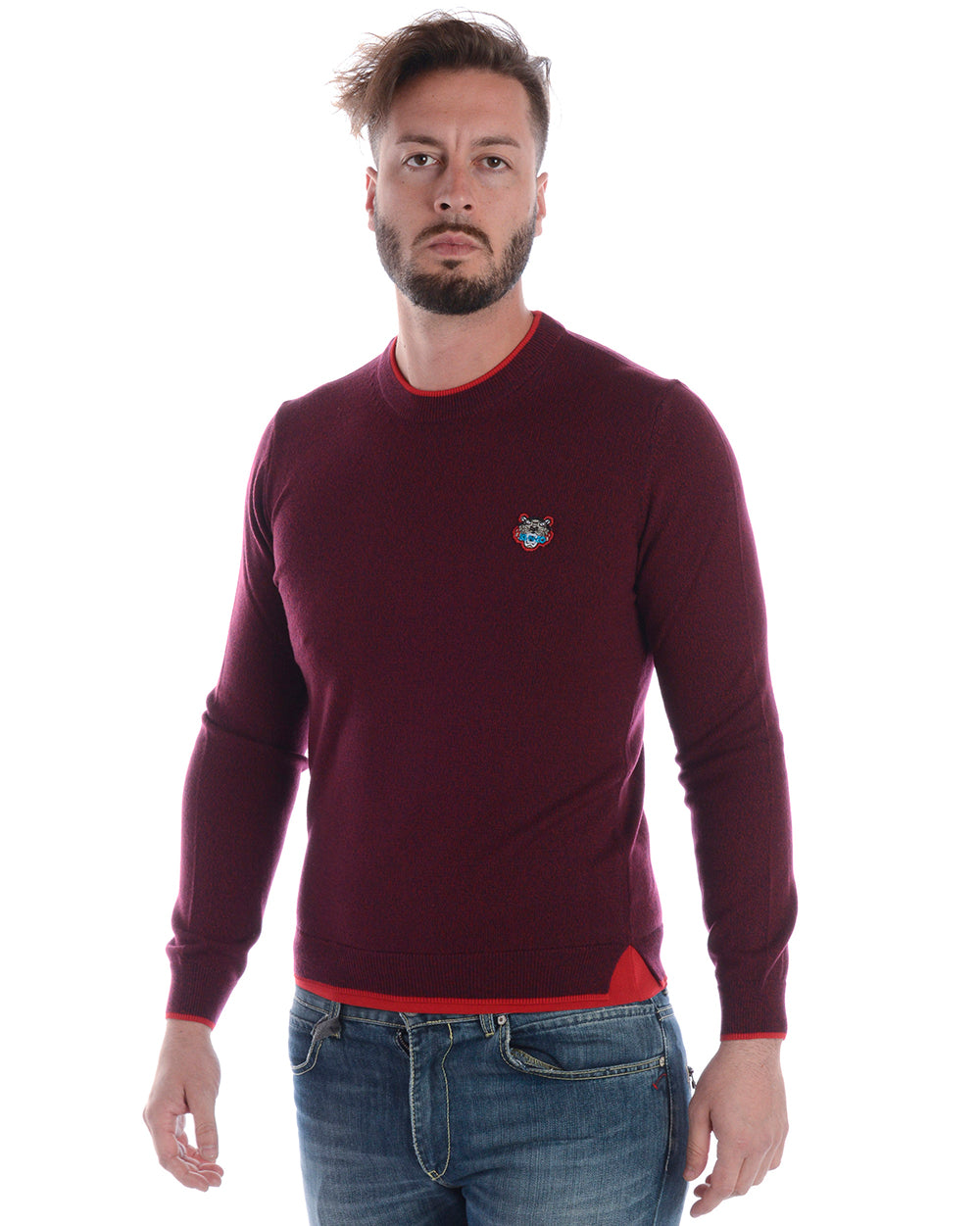 Maglia Elegante Bordeaux Kenzo - mem39