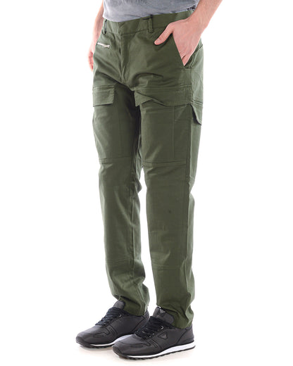 Pantaloni Verdi Militare Daniele Alessandrini - mem39