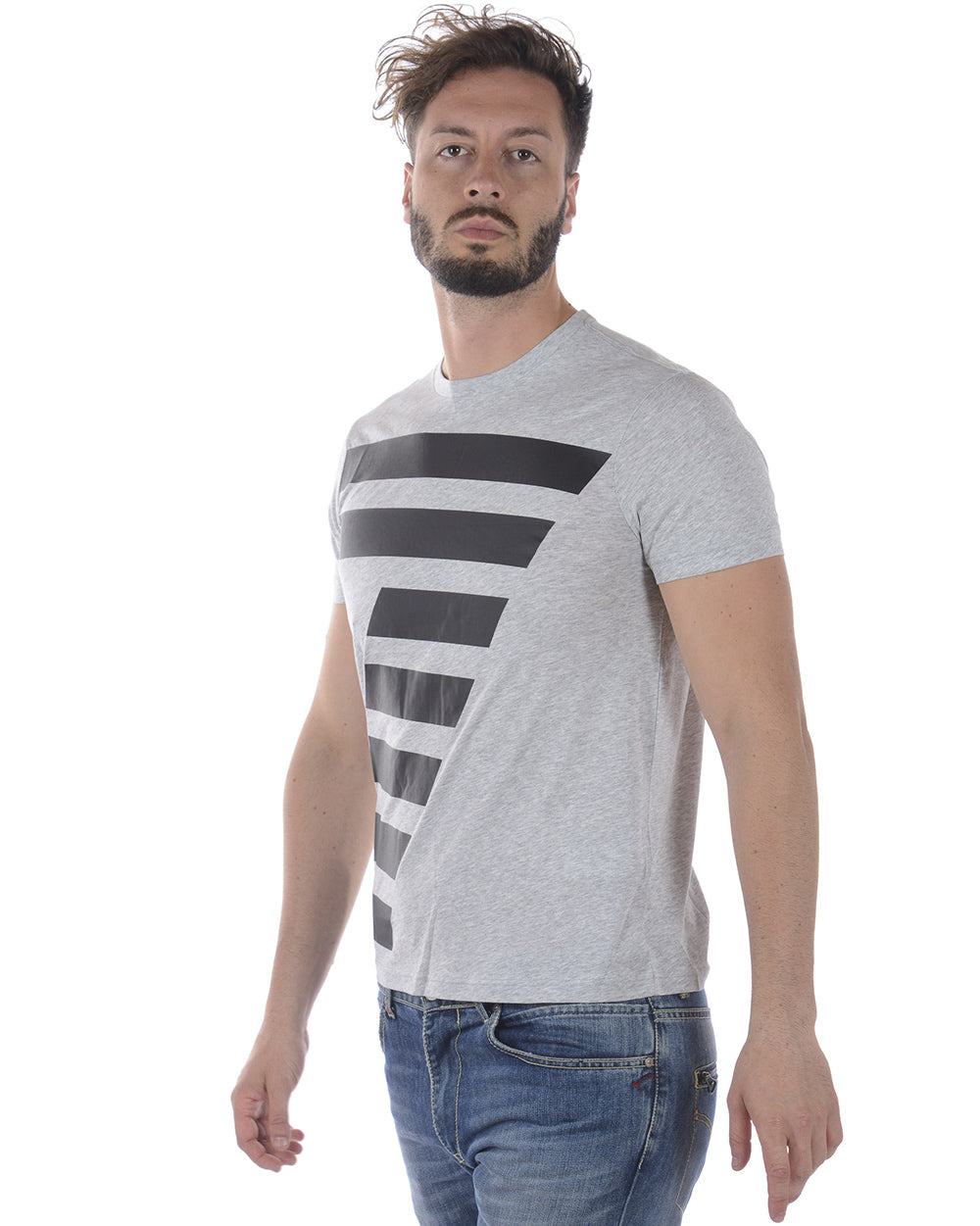 T-shirt Manica Corta Grigia EA7 - mem39