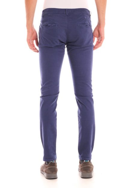 Pantaloni Daniele Alessandrini Blu 32 - mem39