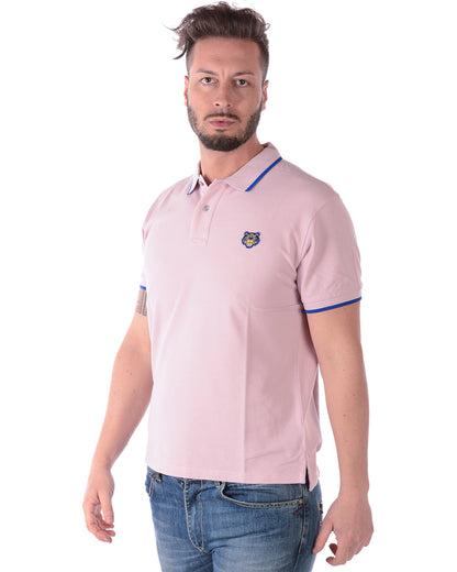 Polo Kenzo Rosa M Con Logo Ricamato - mem39