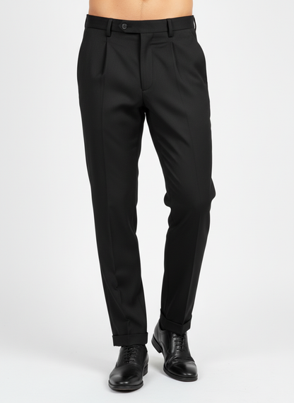 John Richmond pantaloni Rab con pinces nero