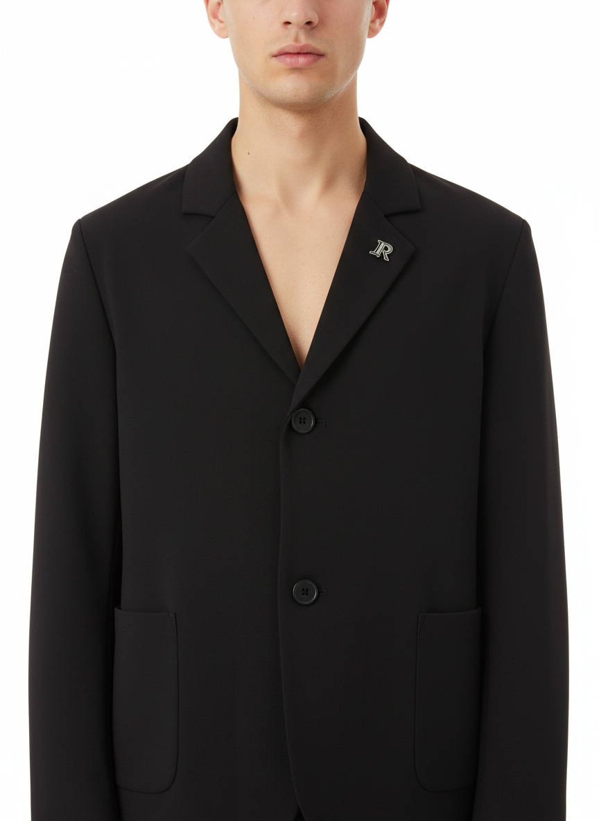 John Richmond giacca blazer monopetto Doima nero - mem39
