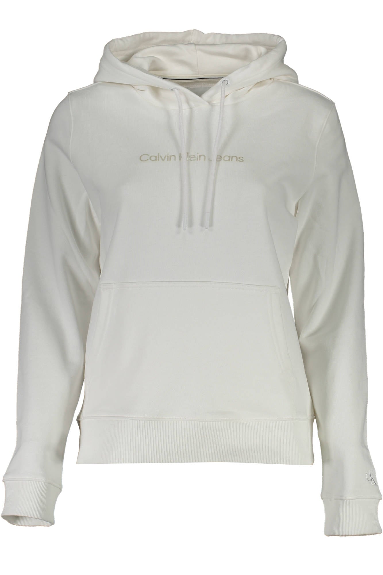 Calvin Klein Felpa Senza Zip Donna Bianco - mem39