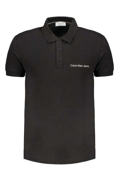 Calvin Klein Polo Maniche Corte Uomo Nero"" - mem39