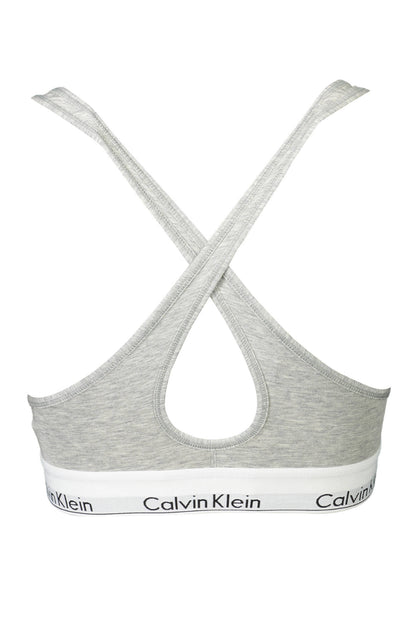 Calvin Klein Reggiseno A Balconcino Donna Grigio"" - mem39