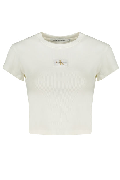 Calvin Klein T-Shirt Maniche Corte Donna Bianco"" - mem39