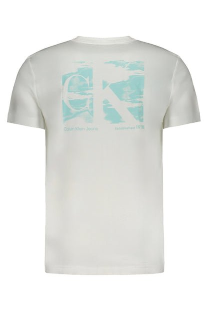 Calvin Klein T-Shirt Maniche Corte Uomo Bianco - mem39