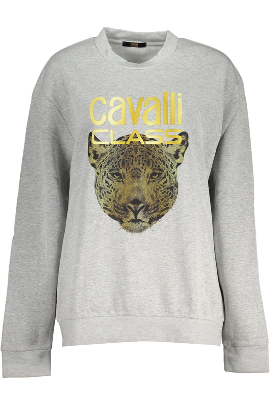 Cavalli Class Felpa Senza Zip Donna Grigio"" - mem39