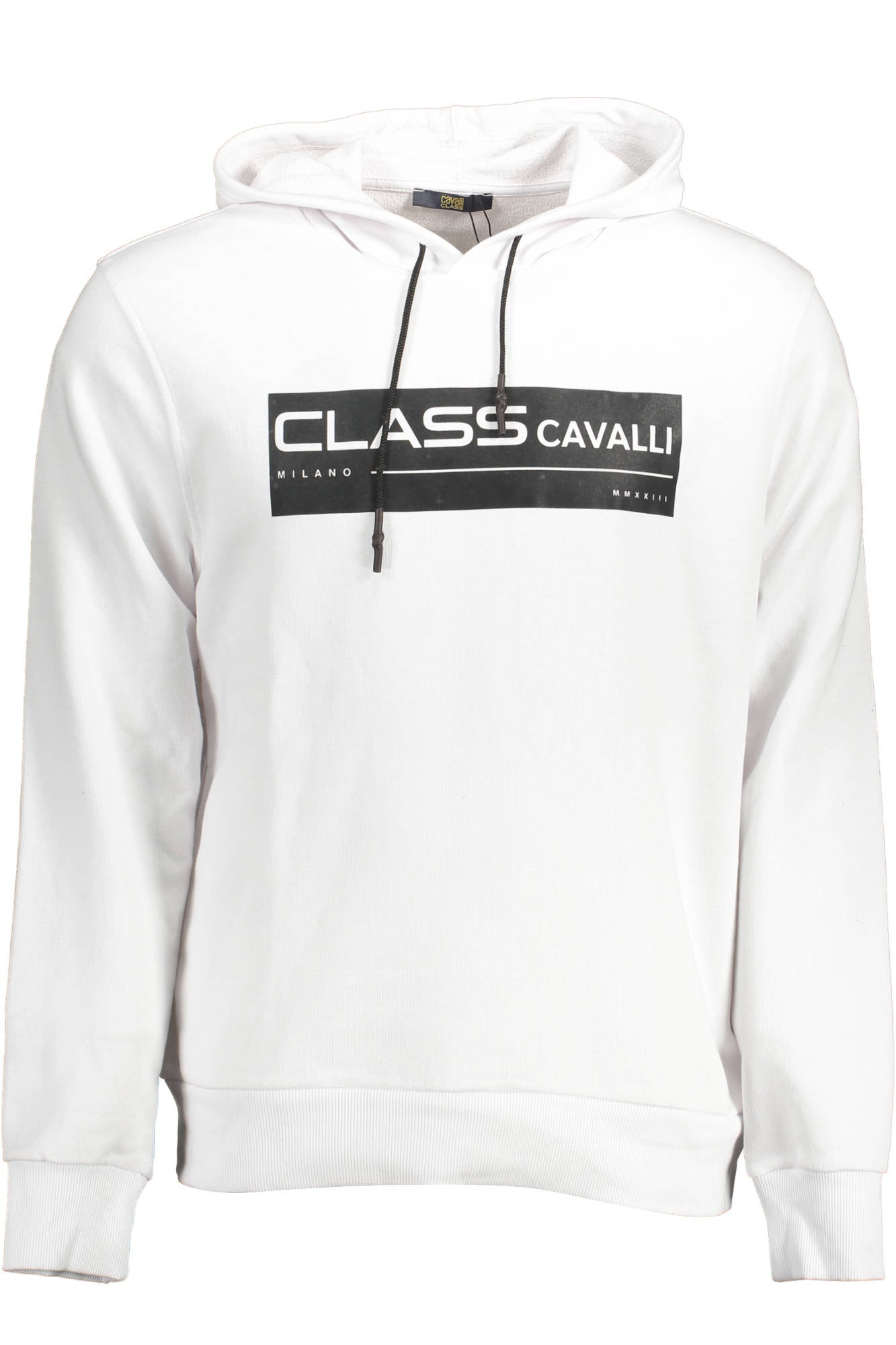 Cavalli Class Felpa Senza Zip Uomo Bianco - mem39