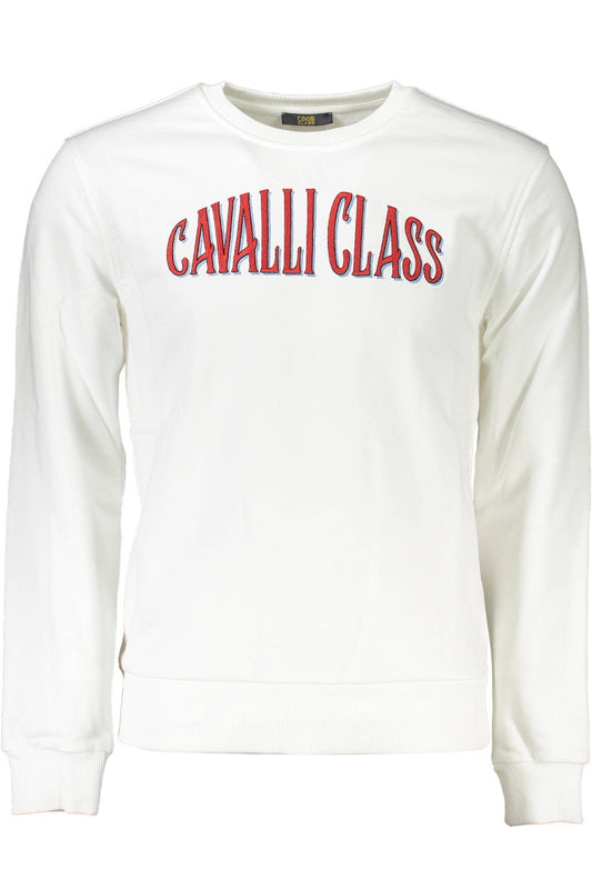 Cavalli Class Felpa Senza Zip Uomo Bianco"" - mem39