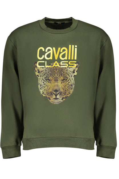 Cavalli Class Felpa Senza Zip Uomo Verde"" - mem39