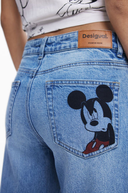 DESIGUAL JEANS DENIM DONNA AZZURRO