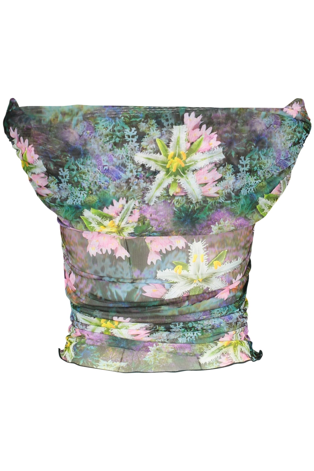 DESIGUAL T-SHIRT MANICHE CORTE DONNA VERDE