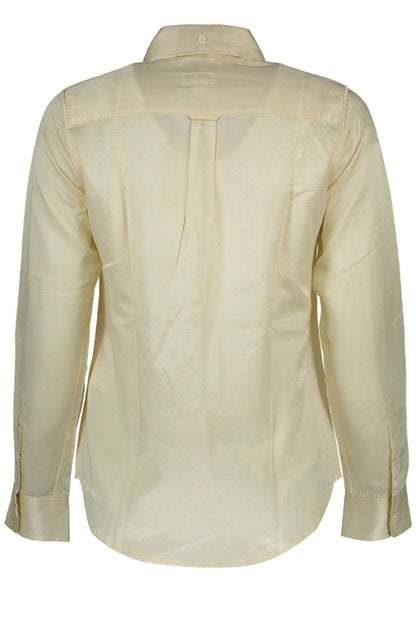 Gant Camicia Maniche Lunghe Donna Beige"" - mem39