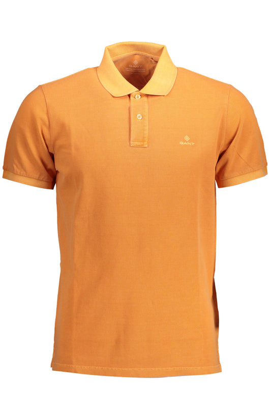 Gant Polo Maniche Corte Uomo Arancio - mem39