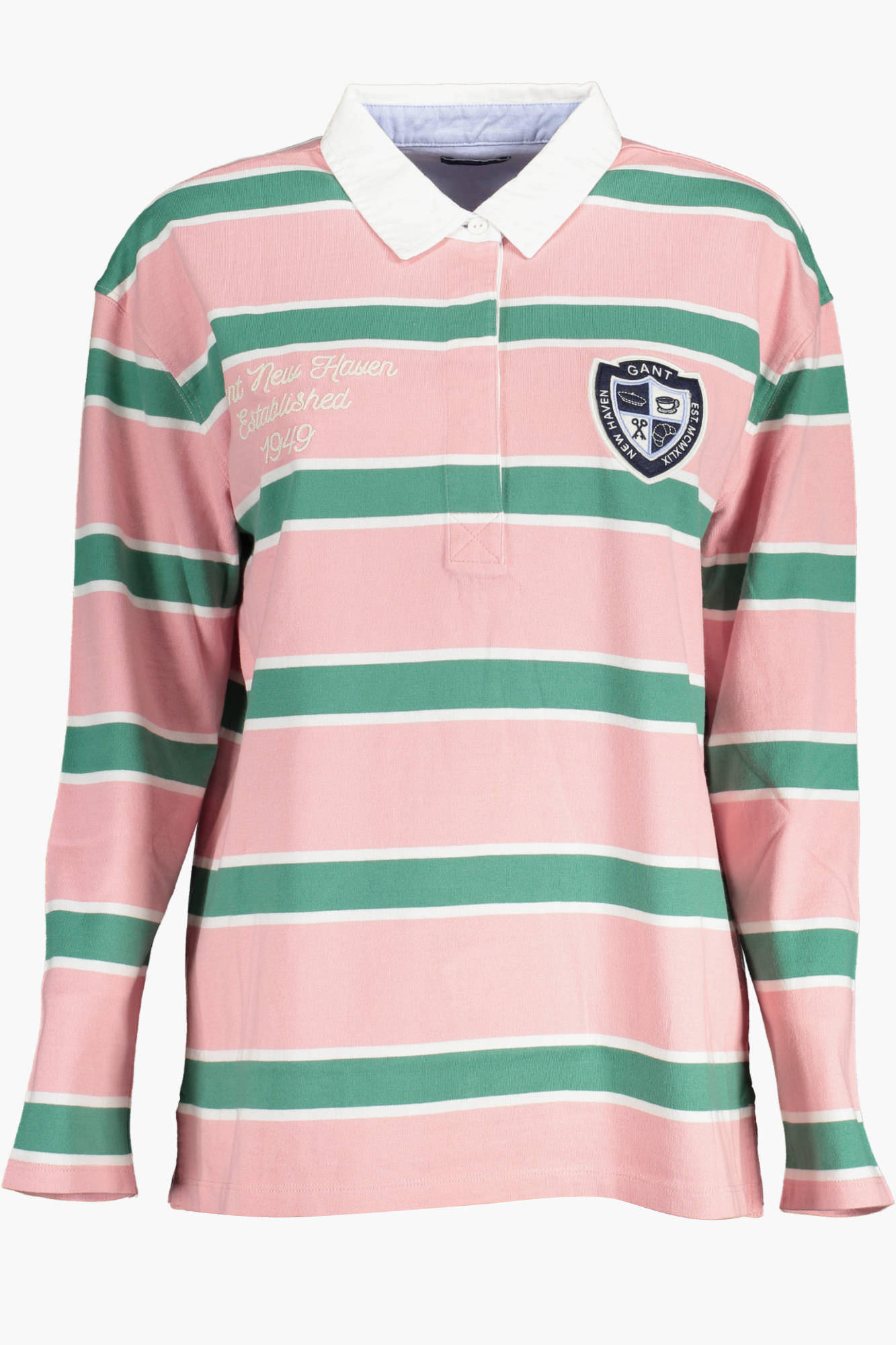 Gant Polo Maniche Lunghe Donna Rosa - mem39