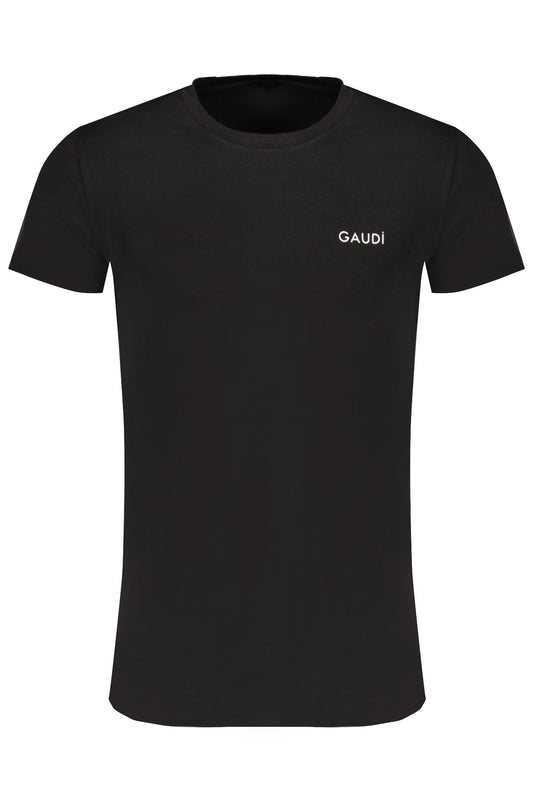 Gaudì T-Shirt Maniche Corte Uomo Nero"" - mem39