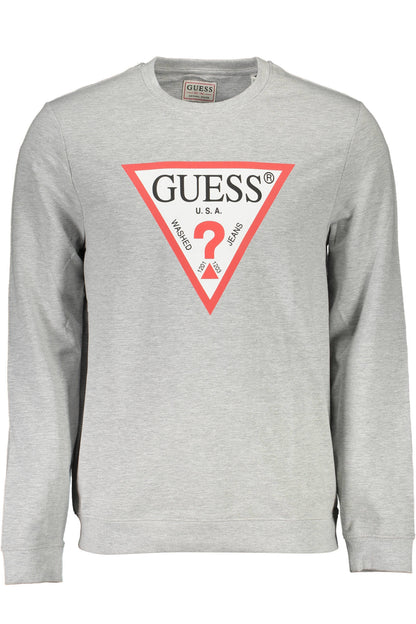 Guess Jeans Felpa Senza Zip Uomo Grigio"" - mem39