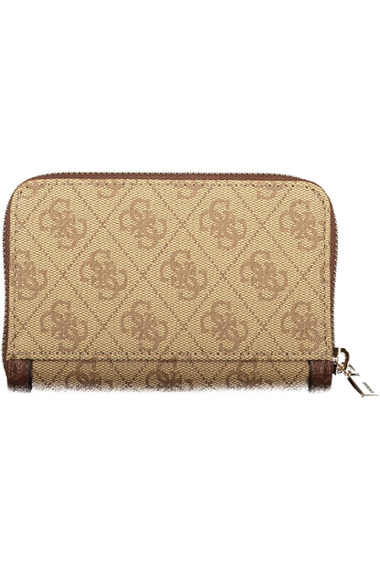 GUESS JEANS PORTAFOGLIO DONNA BEIGE