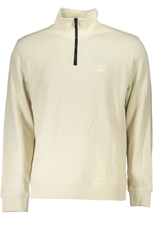 Hugo Boss Felpa Con Zip Uomo Beige"" - mem39