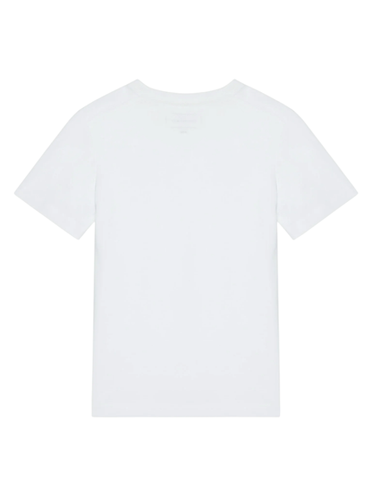 Calvin Klein Jeans T-shirt bambino manica corta bianco