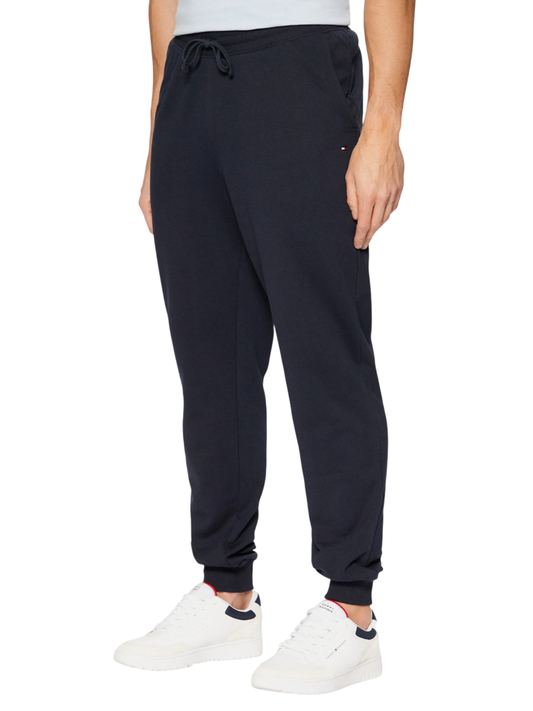 Tommy Hilfiger pantaloni joggers con polsini blu