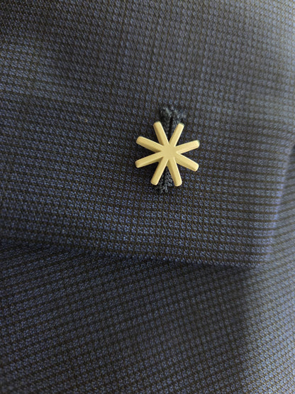 Manuel Ritz abito uomo monopetto in micro fantasia blu