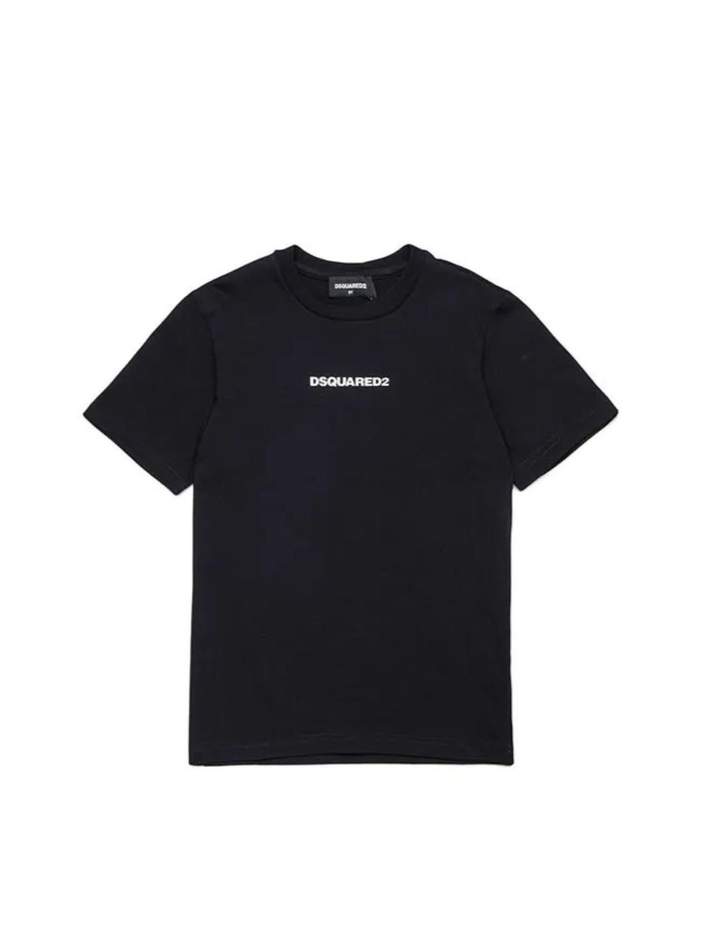 Dsquared2 T-shirt manica corta con logo nero