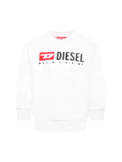 Diesel felpa Sdrops con logo bianco