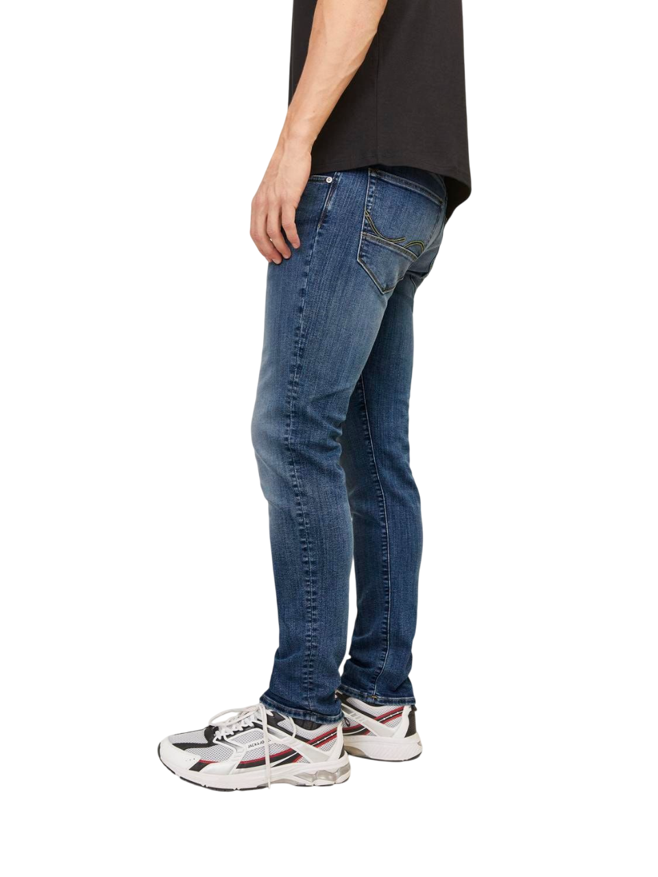 Jack&Jones jeans slim fit in denim stretch lavaggio blu