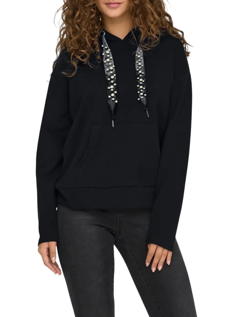 Only felpa con cappuccio Onlfancy nero